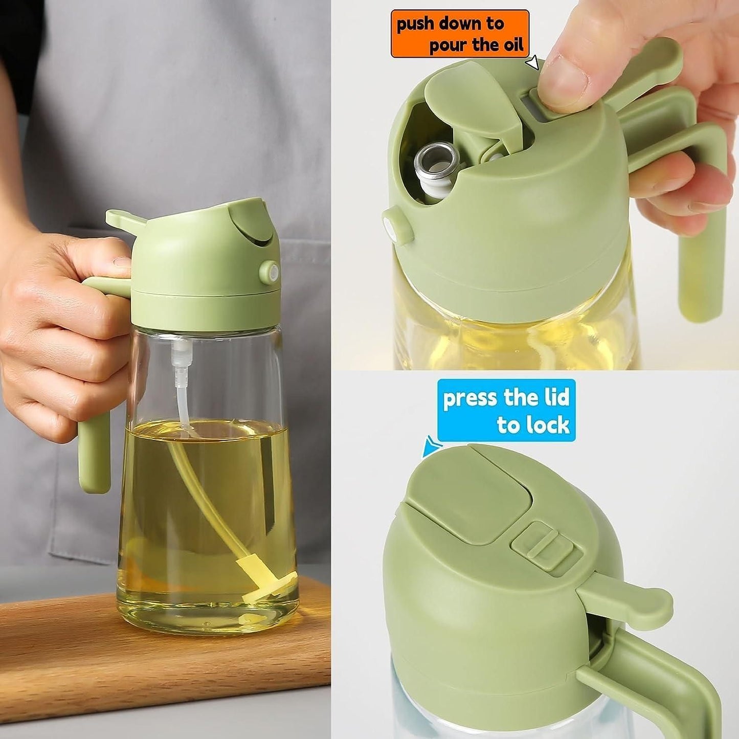 2 in 1 Portable Sprayer Oil Dispenser